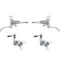 Tech 4 Evo GR4 Disc Brake Set - Silver / Smoke - Standard Hose