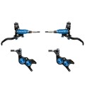 Hope Tech 4 Evo GR4 Disc Brake Set - Black / Blue - Standard Hose