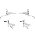 Hope Tech 4 Evo GR4 Disc Brake Set - Silver / Silver - Standard Hose