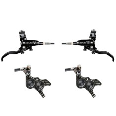 Hope Tech 4 Evo GR4 Disc Brake Set - Black / Black - Standard Hose