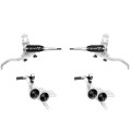 Hope Tech 4 Evo GR4 Disc Brake Set - Silver / Black - Standard Hose