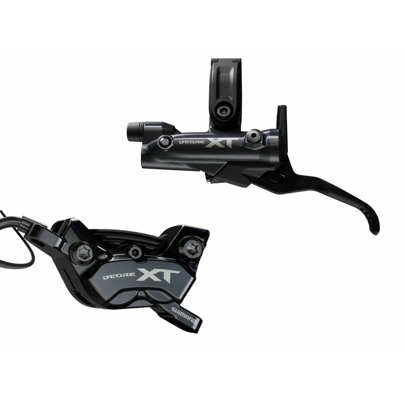 Freno de disco delantero XT M8220 4 pistones Negro