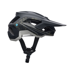 Casco de BTT Fox Speedframe Lunar Special Edition negro mate y camuflaje con visera ajustable
