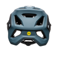 Vue arrière du casque Fox Speedframe 5050 bleu Deep Cobalt avec molette de réglage et pastille Mips