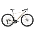 Vélo de gravel en aluminium Orbea Terra H40 blanc et vert, Ivory White Metallic Olive Green (Gloss)