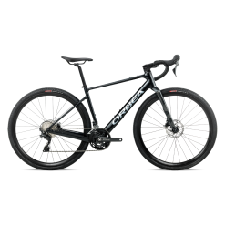 Vélo de gravel en aluminium Orbea Terra H40 noir Diamond Black et Diamond Carbon View (Gloss)
