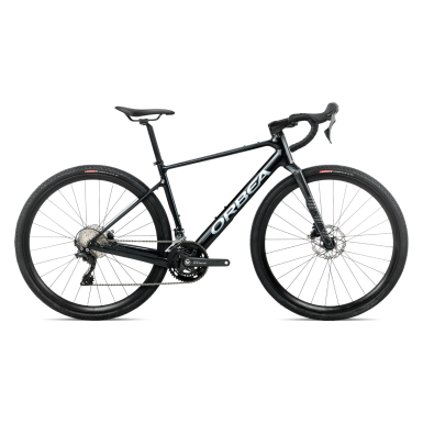 Orbea Terra H40 aluminium gravel bike in black Diamond Black and Diamond Carbon View (Gloss)