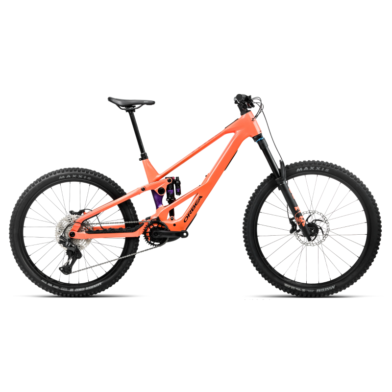 VTT électrique Wild LT H10 Mullet Wild Orange - Royal Plum (Gloss)