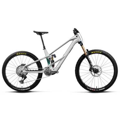 VTT électrique Wild LT M-TEAM RS Mullet Smooth Silver (Matt) - Escape Green Carbon View (Gloss)