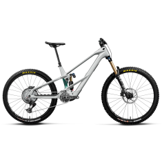 VTT électrique Wild LT M-TEAM RS Mullet Smooth Silver (Matt) - Escape Green Carbon View (Gloss)