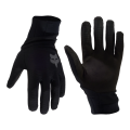 Paire de gants Fox Defend Pro Fire de couleur noir montrant le dos du gant ainsi que l'avant du gant