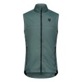 Front view of Fox Ranger Wind Vest Sage sleeveless MTB jacket