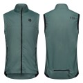 Veste sans manches VTT Fox Ranger Wind Vest Sage vues face et dos