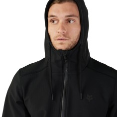 Chaqueta softshell impermeable Fox Pit negra | PureBike
