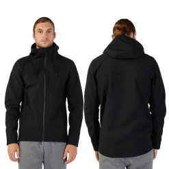 Front view of the Fox Pit Black Jacket