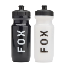 Black and clear Fox Base 650 ml MTB water bottles