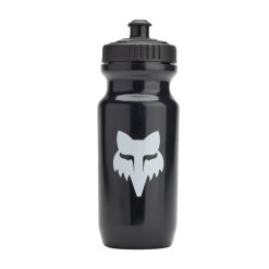 Black Fox Head Base 650 ml MTB water bottle with white logo