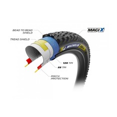 Neumático DH16 Racing Line Tubeless Ready 29" - 29x2.40 - Magi-X