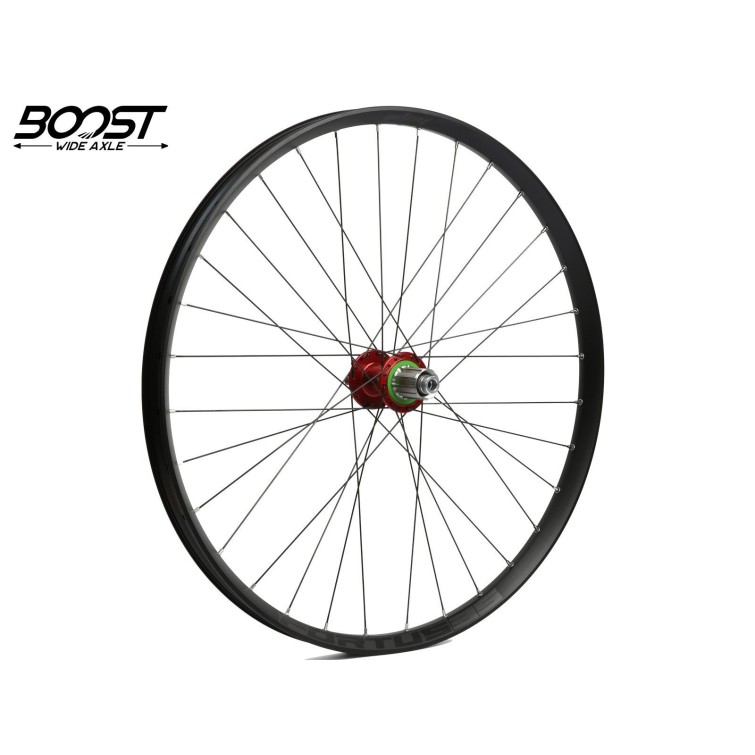 Rueda trasera Fortus 35 Rojo 27,5'' Boost 148 mm