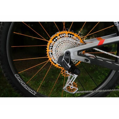 Garbaruk Cassette 12 vitesses MTB Gen 2 pour Eagle Transmission T-Type - Orange - Purebike