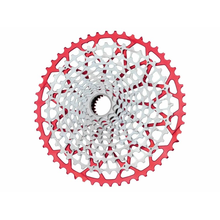 Cassette 12 vitesses MTB Gen 2 MicroSpline 10-52 dents - Rouge