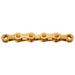 KMC Chaine e12 Ti-N 12 vitesses Or - 130 maillons - Purebike