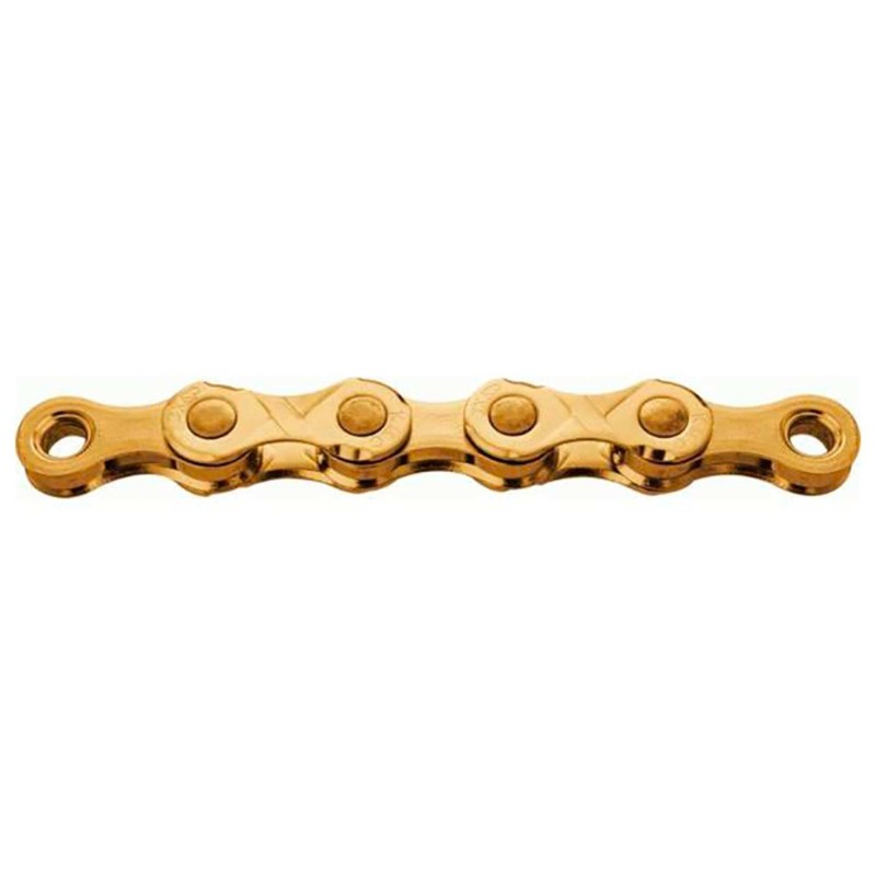 KMC Chaine e12 Ti-N 12 vitesses Or - 130 maillons - Purebike