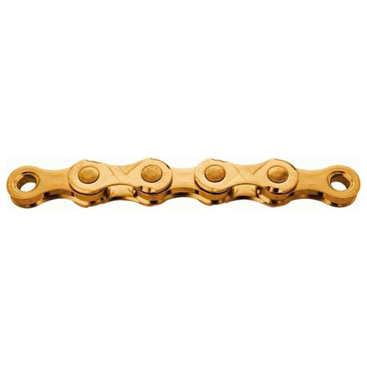 Cadena e12 Ti-N de 12 velocidades Dorado - 130 eslabones