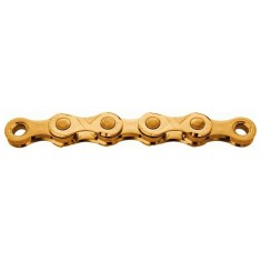 KMC Chaine e12 Ti-N 12 vitesses Or - 130 maillons - Purebike