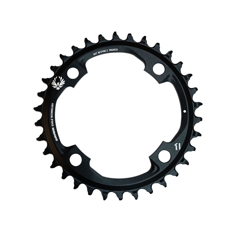 Eagle X-Sync 2 104 BCD 12-Speed Chainring Black