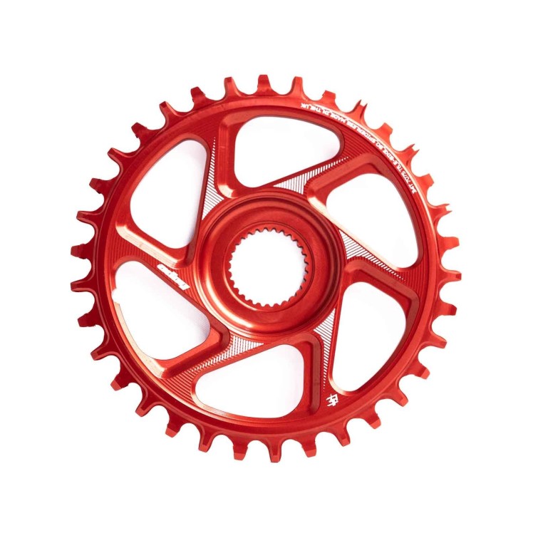 Retainer Ring R22 Spiderless E-Bike Bosch Chainring - Red