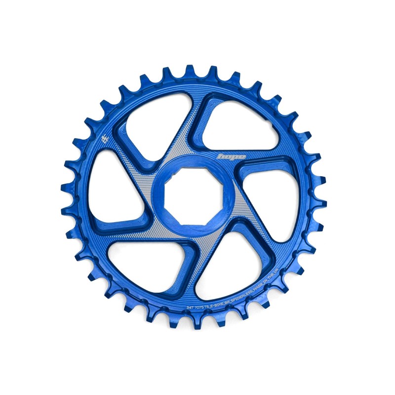 R22 Spiderless E-Bike Chainring Retainer Ring Brose - Blue