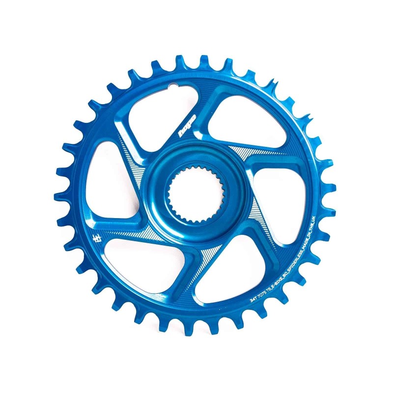 R22 Spiderless E-Bike Chainring Retainer Ring Shimano - Blue