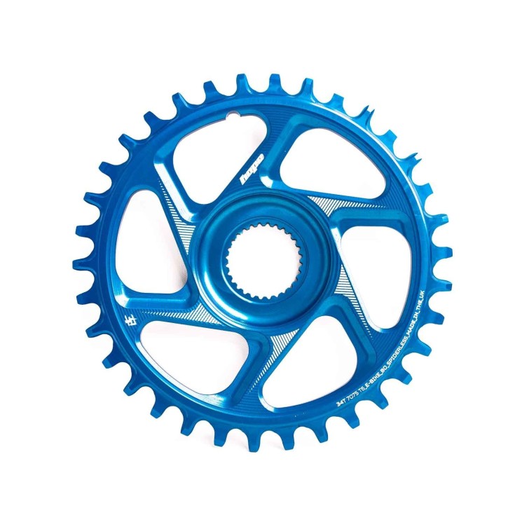 Plateau Retainer Ring R22 Spiderless E-Bike Shimano - Bleu