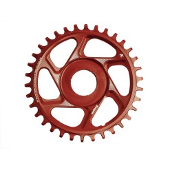 Plateau Retainer Ring R22 Spiderless E-Bike Shimano - Rouge