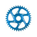 R22 Spiderless E-Bike Chainring Retainer Ring Bosch 55 mm Wide - Blue