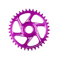 Plateau Retainer Ring R22 Spiderless E-Bike Bosch 55 mm Wide - Violet