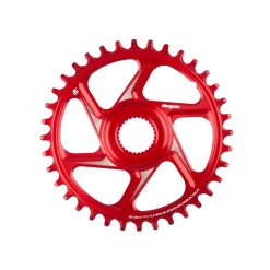 Plateau Retainer Ring R22 Spiderless E-Bike Bosch 55 mm Wide - Rouge