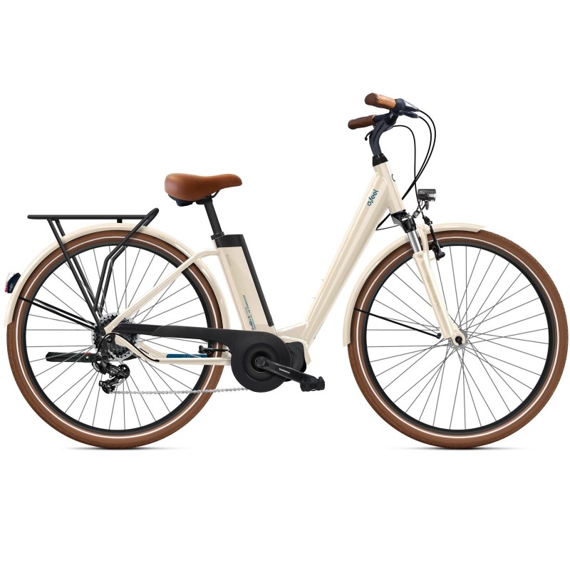 Bicicleta eléctrica iVog City Up 3.1 Blanco lino - E5000 - iPowerFit 400