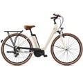 Bicicleta eléctrica iVog City Up 3.1 Blanco lino - E5000 - iPowerFit 400