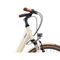 Bicicleta eléctrica iVog City Up 3.1 Blanco lino - E5000 - iPowerFit 400