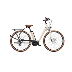 Bicicleta eléctrica iVog City Up 4.1 Blanco lino - Talla S (26") - iPowerFit 400