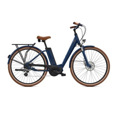 O2feel Vélo électrique iVog City Up 4.1 Bleu Boréal- E5000 - iPowerFit 400 - Purebike