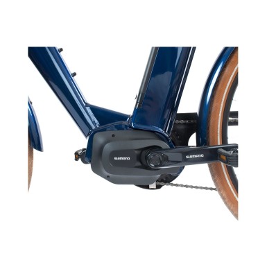 O2feel Vélo électrique iVog City Up 4.1 Bleu Boréal- E5000 - iPowerFit 400 - Purebike