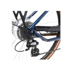 Bicicleta eléctrica iVog City Up 4.1 Azul boreal- E5000 - iPowerFit 400