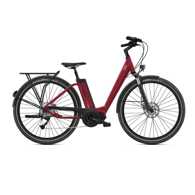 iVog Explorer Boost 4.1 Electric Bike, Garnet Red - iPowerFit 400