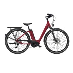 Bicicleta eléctrica iVog Explorer Boost 4.1 Rojo granate -iPowerFit 400