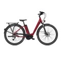 Bicicleta eléctrica iVog Explorer Boost 4.1 Rojo granate -iPowerFit 400