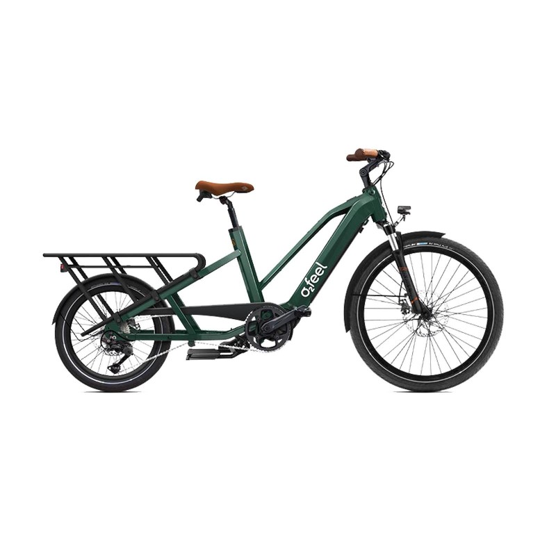 Bicicleta eléctrica Equo Cargo Power 4.1 MID - EP8 - Verde esmeralda