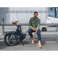 Bicicleta eléctrica IPeps Fold Up 5.1 Blanco lino - Talla única (20") - iPowerFit 400